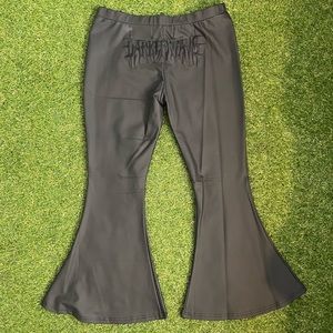 Darker Wavs flare black pants size: medium